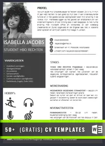 CV voorbeeld student HBO- heb je nog geen ervaring? Met behulp van onze tips en gratis templates, maak je simpel en snel je CV als student. 