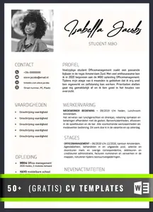 CV voorbeeld student gratis, maak simpel en snel je CV met behulp van onze gratis templates in Word. Tips voor een CV zonder ervaring. 