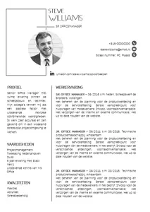 CV voorbeeld 18, minimalistisch en elegant CV gemaakt in Microsoft Word. Download onze gratis templates en ga direct aan de slag met je eigen CV!