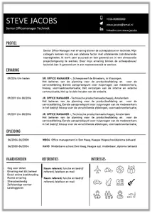 Cv voorbeeld 22, gratis voorbeeld templates in Microsoft Word om je CV in te maken. Download de gewenste template en ga direct aan de slag met je CV!