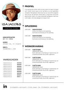 CV voorbeeld 27, Maak snel en eenvoudig je CV met behulp van onze gratis templates en tips. 