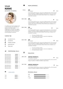CV Voorbeeld Engels 5 | Eenvoudig je CV maken | Gratis Templates in Word | Tips voor een Perfect CV | Update je CV in een Handomdraai | TopVoorbeelden.com