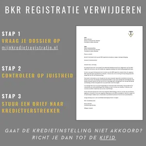 BKR-registratie verwijderen Jurisprudentie - voorbeelden van uitspraken waarbij het verzoek werd toegekend of afgewezen. BKR-registratie te verwijderen