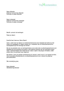 Brief contract niet verlengen, 4 voorbeeld brieven voor het niet verlengen van het contract.