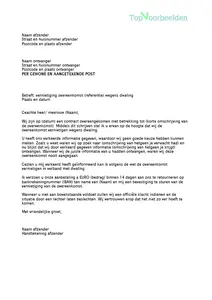 Brief dwaling, 3 voorbeeld brieven voor het vernietigen van een overeenkomst wegens dwaling. 