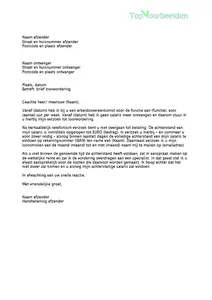 Brief loonvordering, 4 voorbeeld brieven om achterstalling loon te vorderen. Bekijk en download de gratis voorbeeld brieven. 