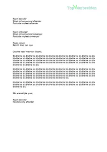 Brief met logo, hoe voeg je een logo in een brief? Bekijk en download de gratis voorbeelden. 