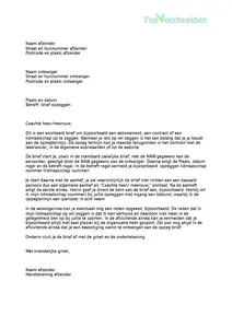 Brief opzeggen, hoe zeg je een abonnement, lidmaatschap of contract op? Bekijk en download de 3 voorbeeld brieven. 