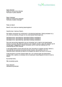 Brief uitstel van betaling, 3 voorbeeld brieven om uitstel van betaling te vragen. Bekijk en download de voorbeelden. 