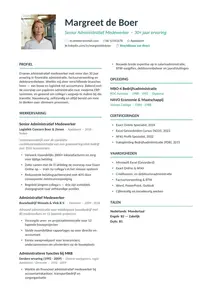 Op zoek naar een gratis cv template 50 plus? Bekijk de gratis cv templates 50 plus in Word. Direct downloaden, geen account nodig, eenvoudig zelf bewerken.