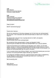 Klachtenbrief garage, 2 voorbeeldbrieven om een klacht in te dienen bij de garage. Bekijk en download de gratis voorbeelden. 