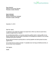 Engelse zakelijke brief, de opbouw van een Engelse brief, de inhoud en een voorbeeld brief. 