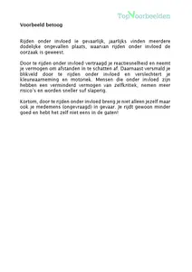 Bekijk een voorbeeld betoog, Met behulp van argumenten en/ of tegenargumenten wordt er een standpunt verdedigd. 