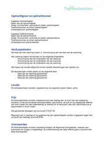 Voorbeeld offerte coaching, bekijk de verschillende voorbeeld offertes. 