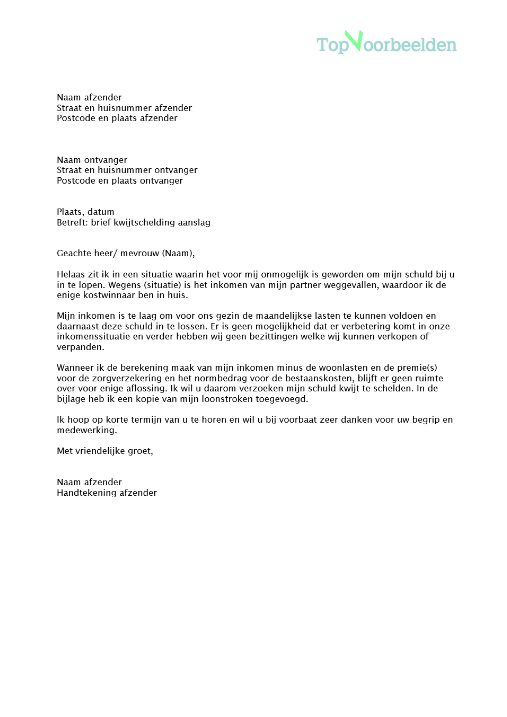 Zakelijke brief