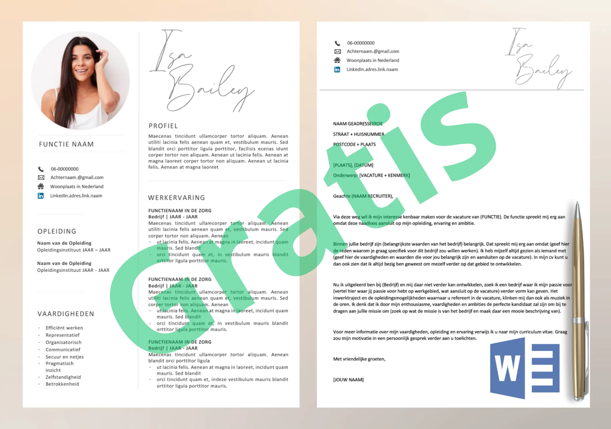 CV-Maken-Grartis-Voorbeeld-1 CV-Maken-Grartis-Voorbeeld-1