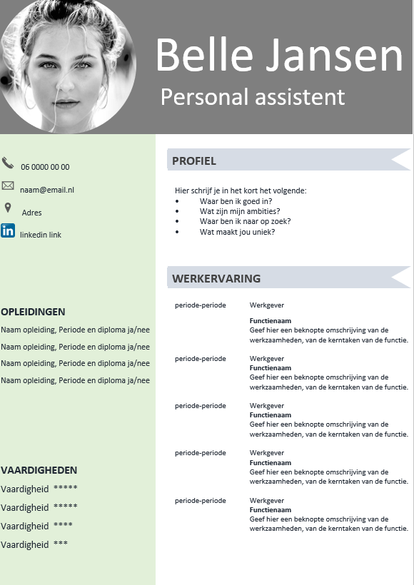 je gratis CV maken