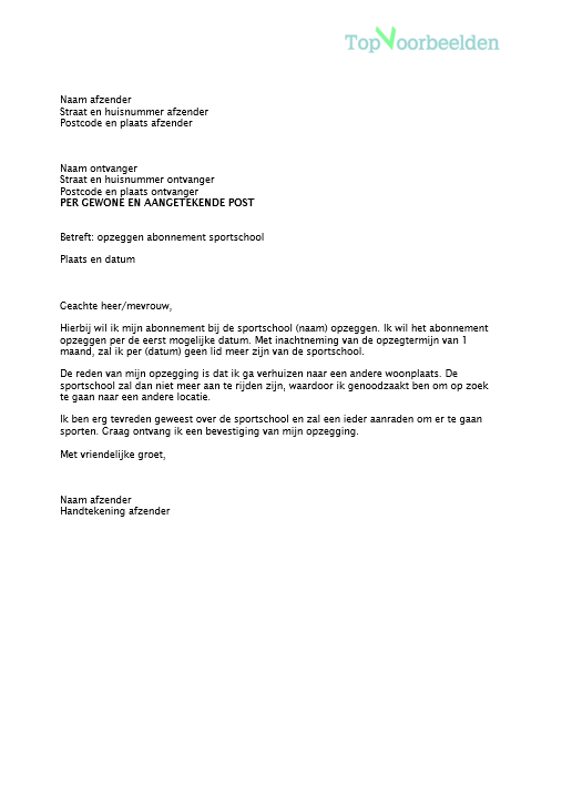 Aangetekende brief