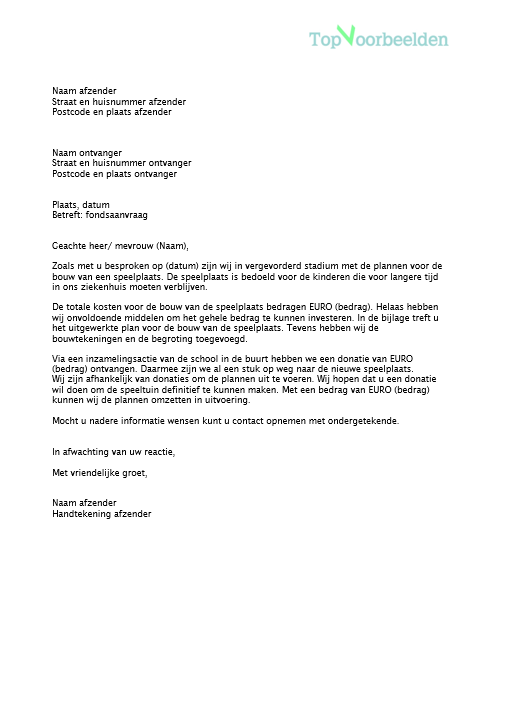Zakelijke brief