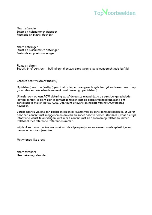 Zakelijke Brief