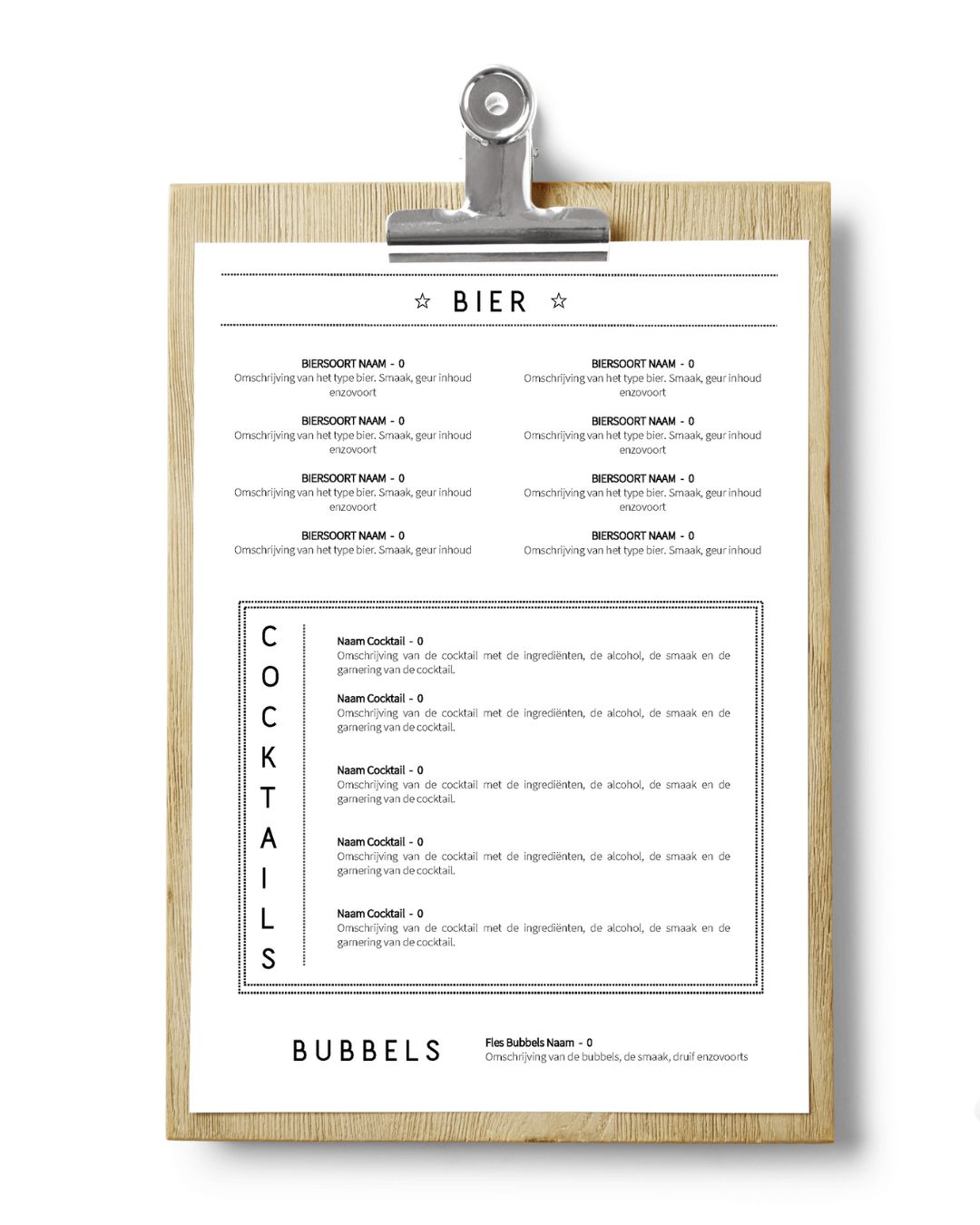 voorbeeld-prijslijst-drank