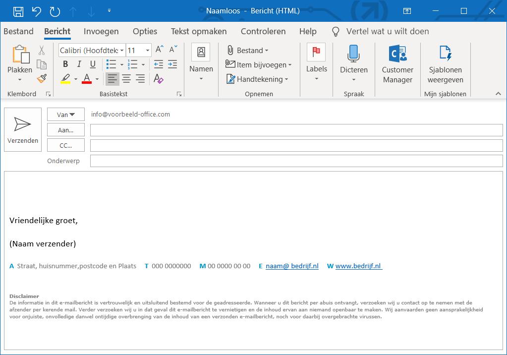 mail bedrijf